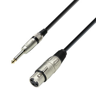 AH Mik.Kabel XLR - 6.3 mm 2p - 6,0 m XLR Hun - 6.3mm 2p Han